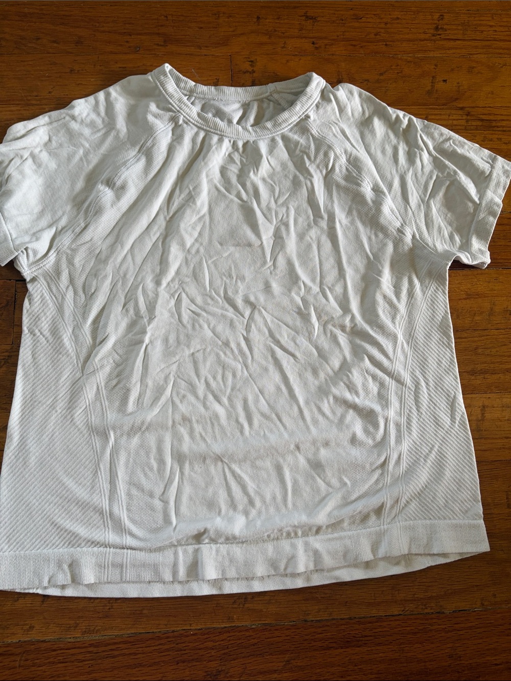 White athletic top